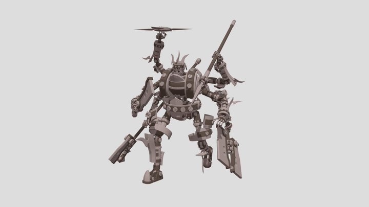 Gilgamesh 3D Model