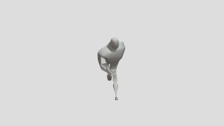 Herc Running 3D Model