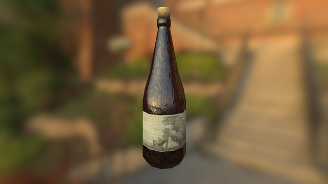 Cheap Imperial Wine 3D Model