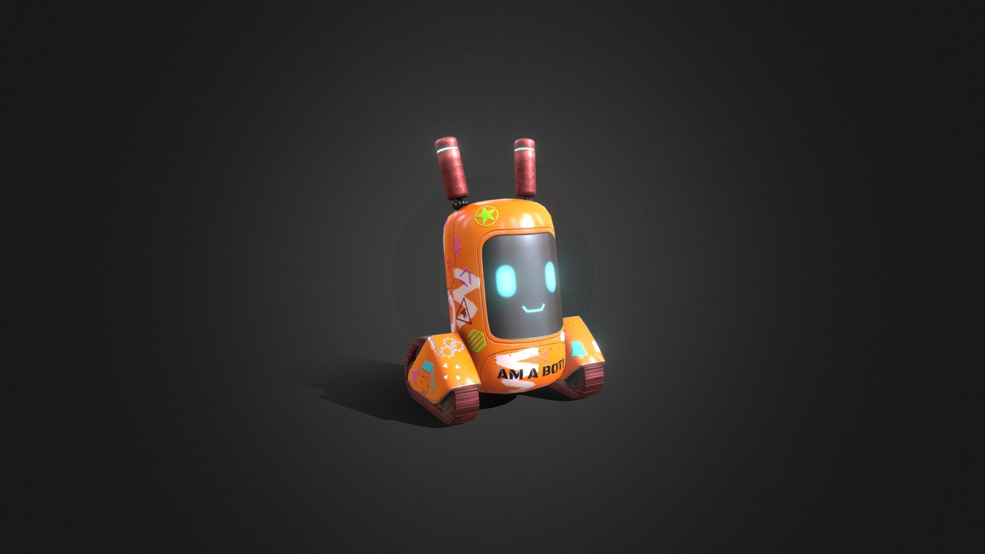 Cute Bot - Download Free 3D model by Daniel JIN (@absence_art) [36140c4 ...