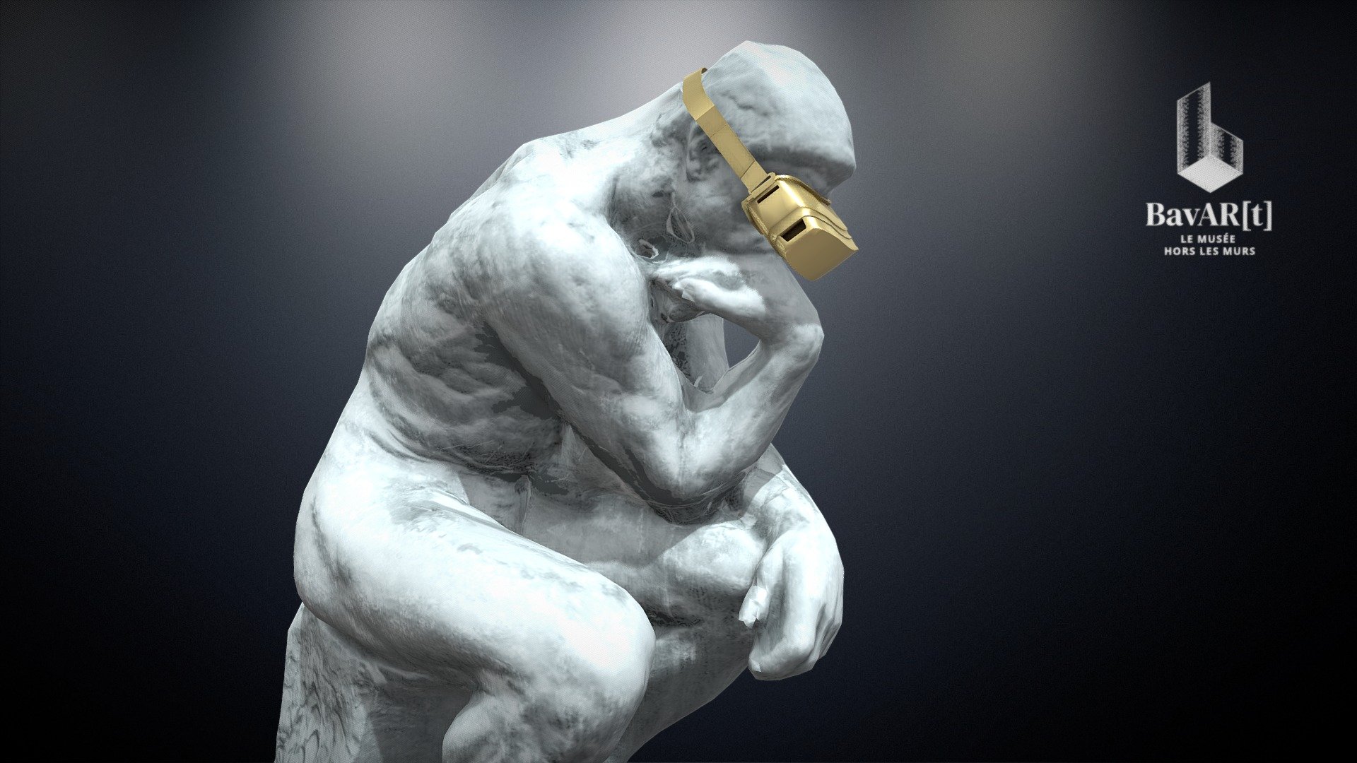 Penseur de Rodin - retake - 3D model by BavartApp [36140dd] - Sketchfab