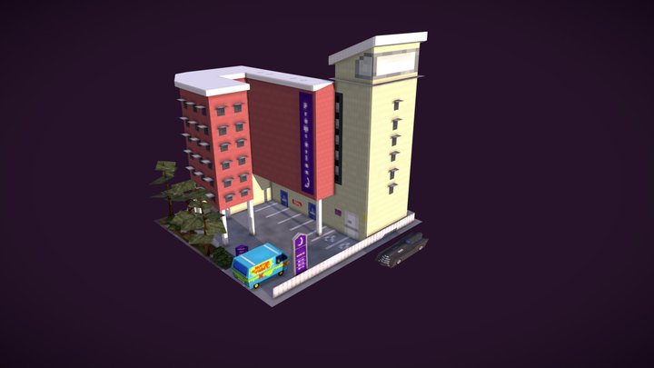 Solent City Assets 3D Model