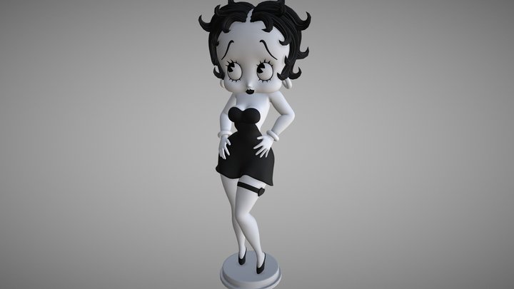 Betty Boop 3D Model