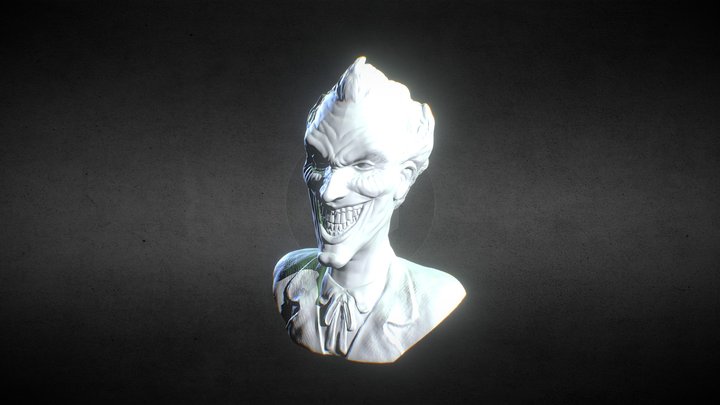 The Joker sculpt by Don Darkson. 3D Model