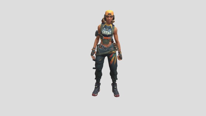 PunkGirl 3D Model