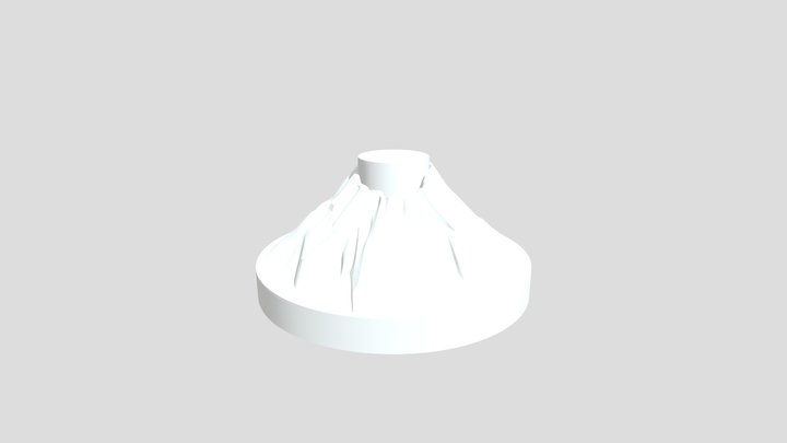 Volcanic-tealight-holder 3D Model