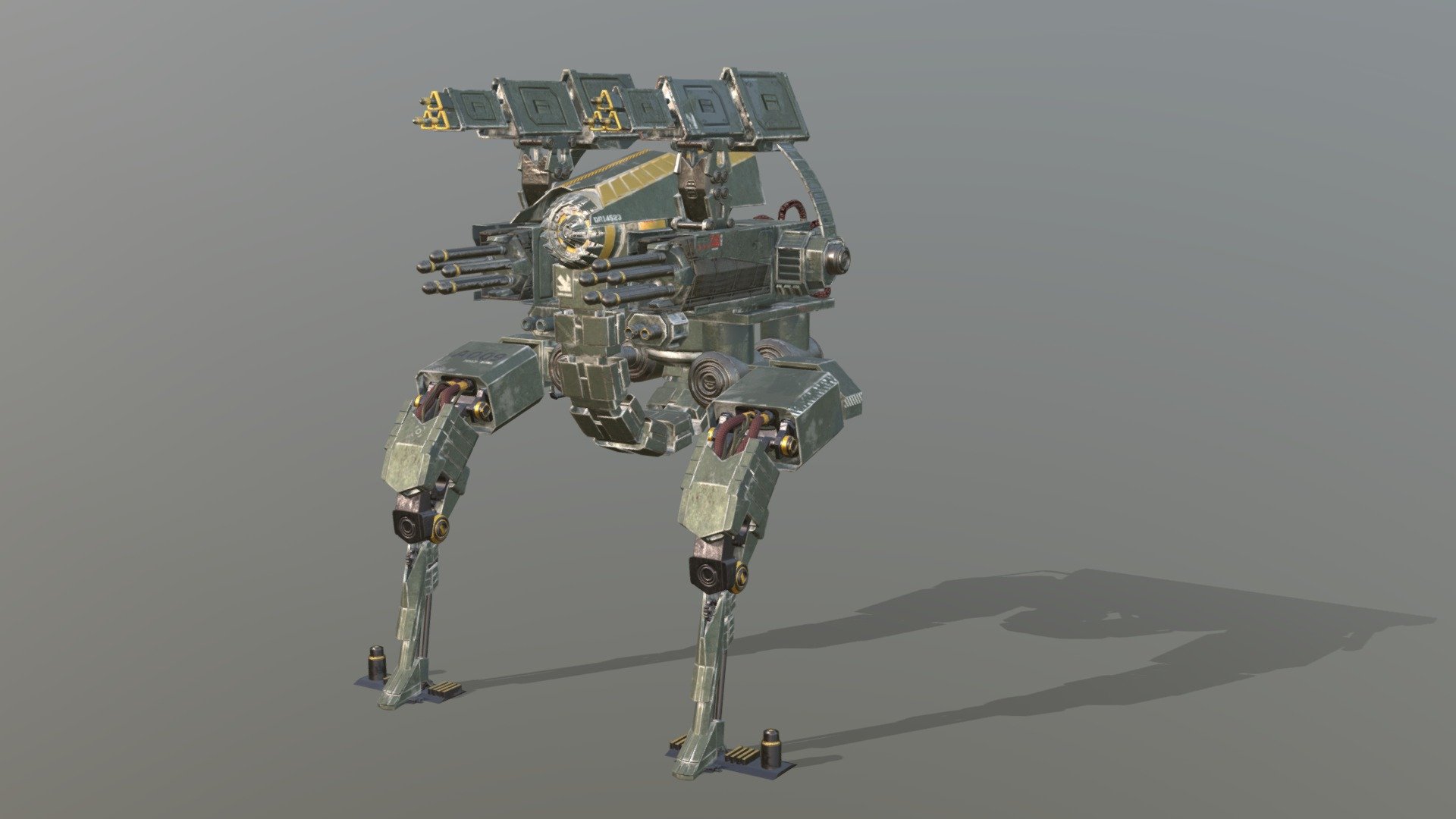 War Mech - 3D model by bouaraour [3616a72] - Sketchfab