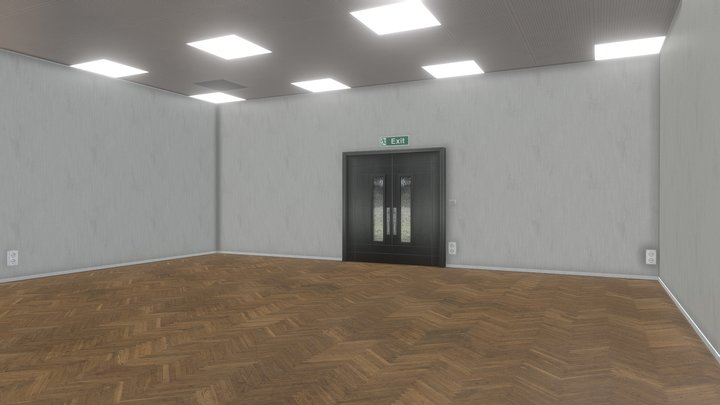 Empty office space 3D Model
