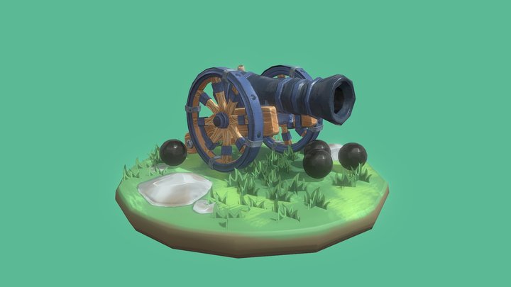 [ Student Work ] Stylized Canon 3D Model