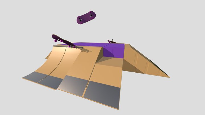 TechDeck Ultimate SkatePark 3D Model