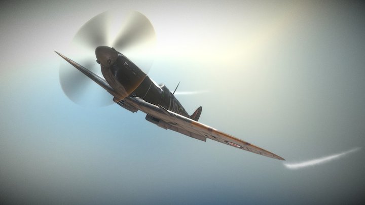 Spitfire Texturing Contest 3D Model