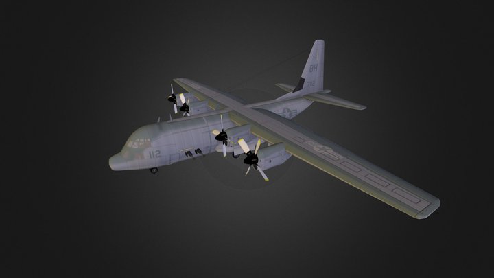 Lockheed AC-130 "Hercules" – Modello 3D gratuito STL