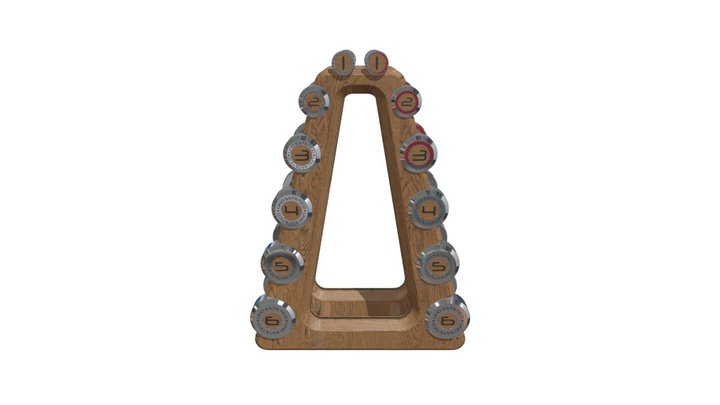 Система хранения гантелей UN-1315 – Gratis 3D-model STL