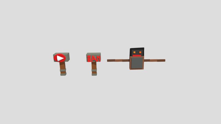 fan game pack 3D Model