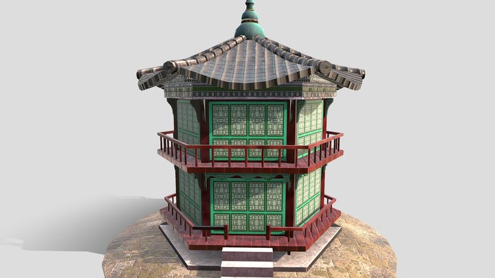 Hyangwonjeong Pavelion 3D Model