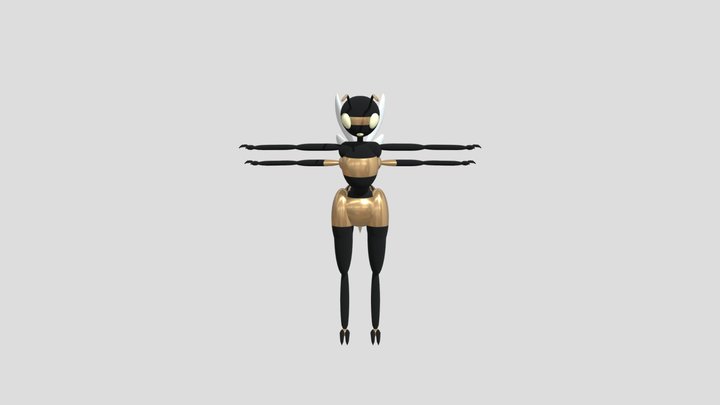 Paper Wasp 3D Model