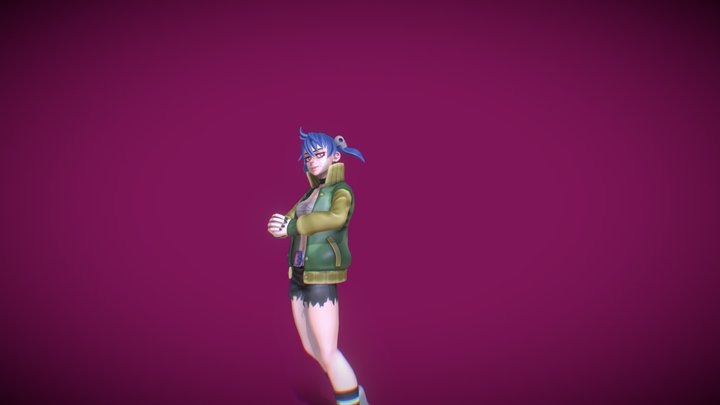 Ji-Yoon Fanart 3D Model