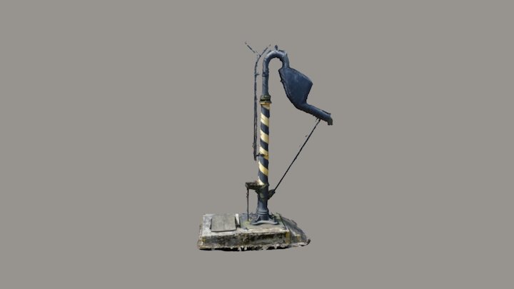 Vodní jeřáb Dubí 3D Model