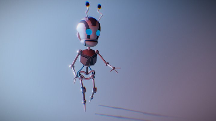 Edgyrobot 3D Model