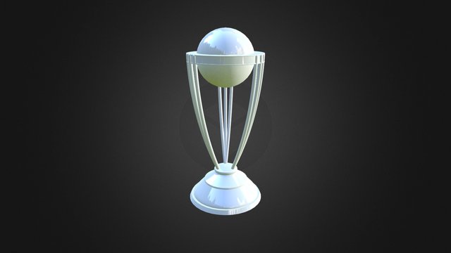 ICC Cricket Worldcup Trophy 3D Model