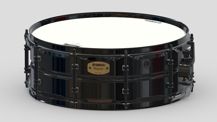 Yamaha Percussion Snare Drum CSS-A Series 3D Model