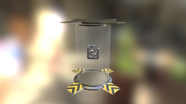Sci-fi Engine 3D Model