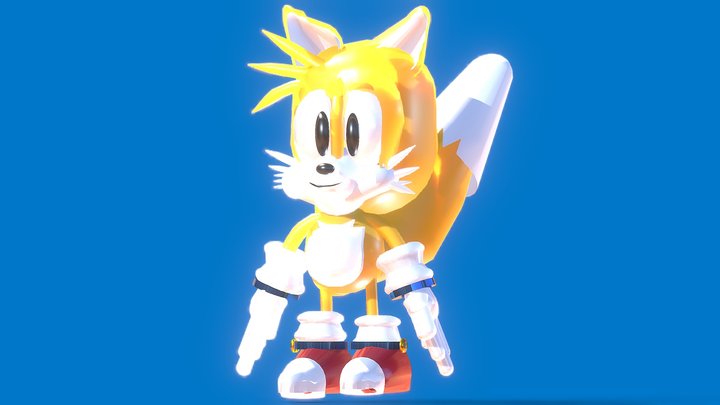 Tails(Sonic-Xtreme) 3D Model