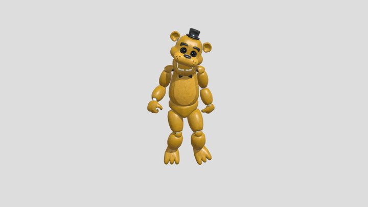 Splinks Golden Freddy 3D Model