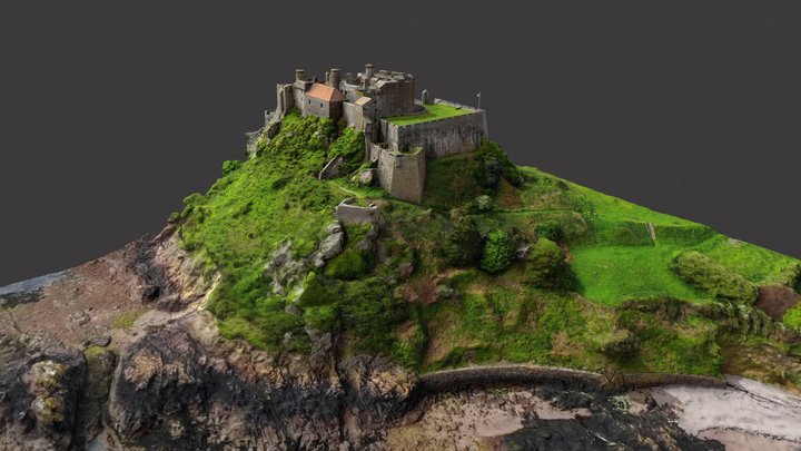 Mont Orgueil | JERSEY 3D Model