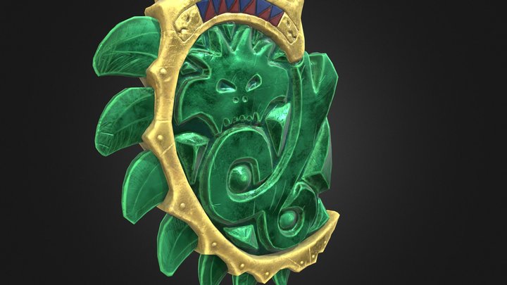 Escudo de Gor Rok (Total War Warhammer 2) 3D Model