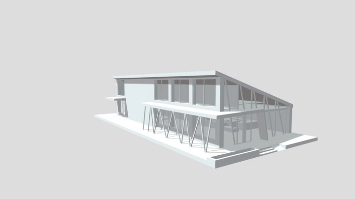 李沐穗房屋新建工程_咖啡覺醒_外觀 3D Model