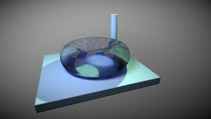 torus texture bake test 3D Model