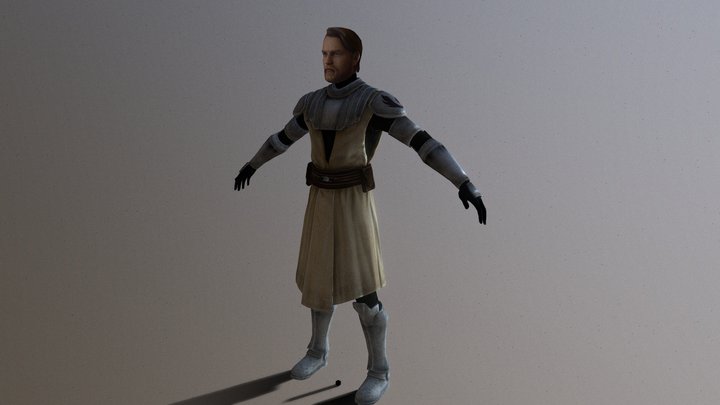 Obi-wan 3D Model