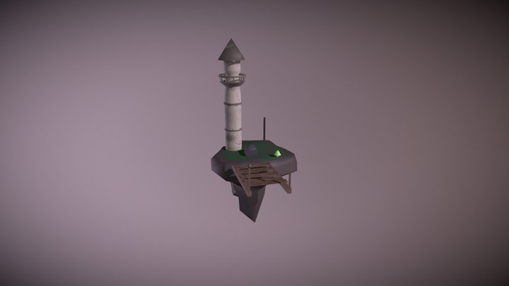 SM_Diorama (Interdimensional Lighthouse) 3D Model