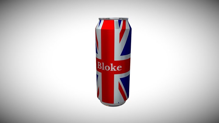 Bloke Drink Can 3D Model