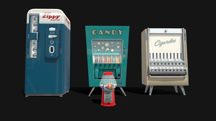 vending machines – Kostenloses 3D-Modell STL