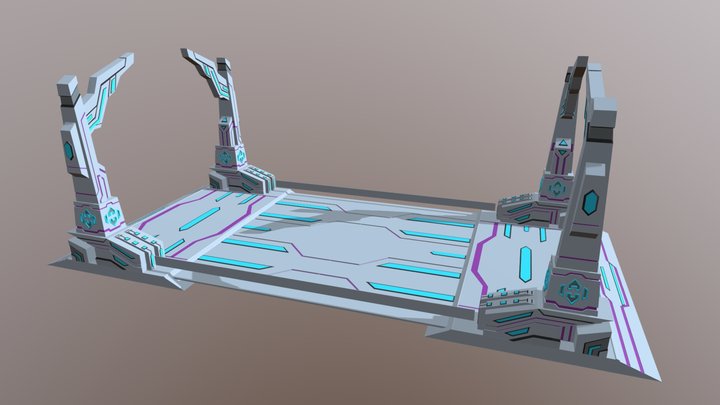 Neptunia Bridge 1 3D Model