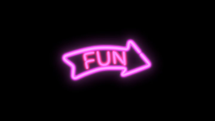 Neon Fun 3D Model