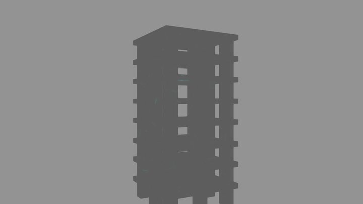 Animated building destruction