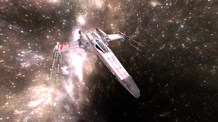 X-Wing StarFighter 3D Model