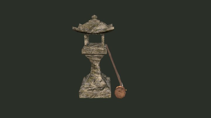 Forest Loner - 3 Simple Props 3D Model
