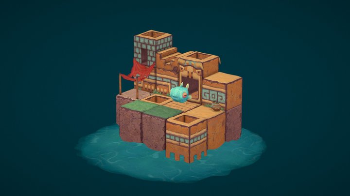 Azora's Puzzle Adventure 3D Model