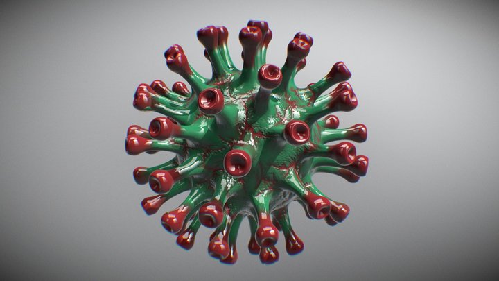 Coronavirus // virus model 3D Model