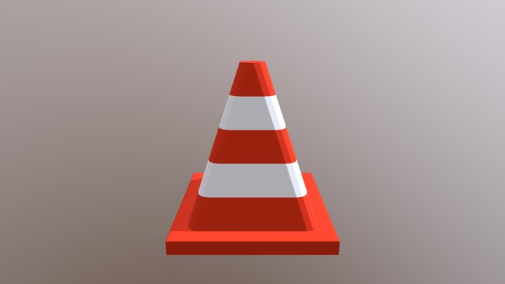 Traffic Cone 3D Model