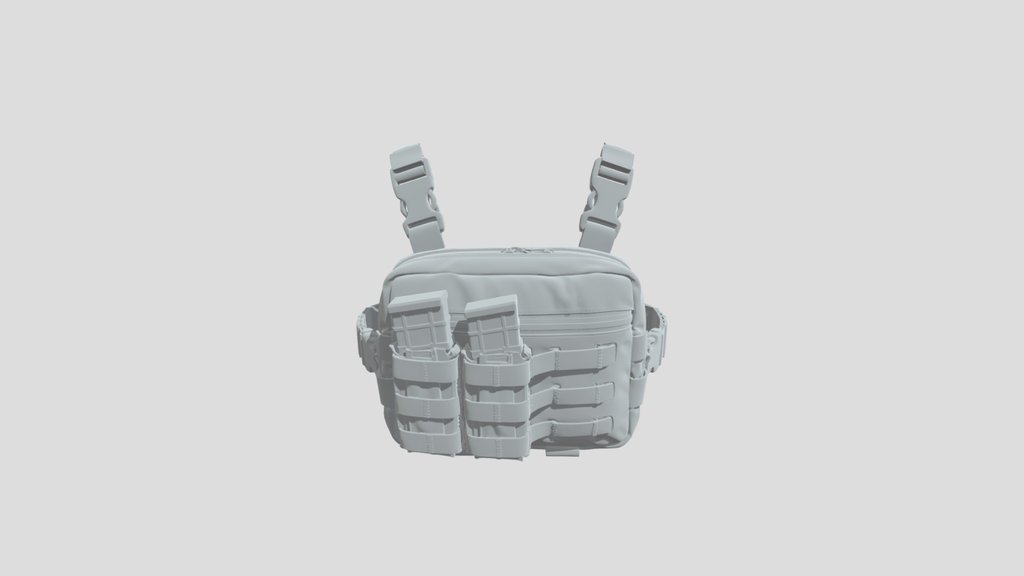 Olive Drab MOLLE Chest Rig