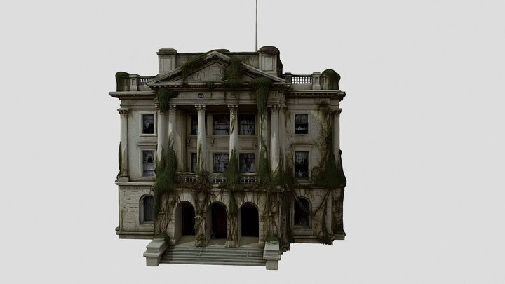 Mansão abandonada 3D Model