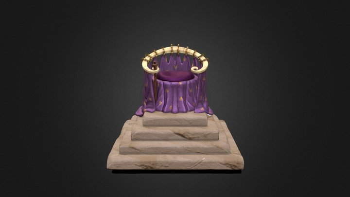 Jareth the Goblin King Throne 3D Model