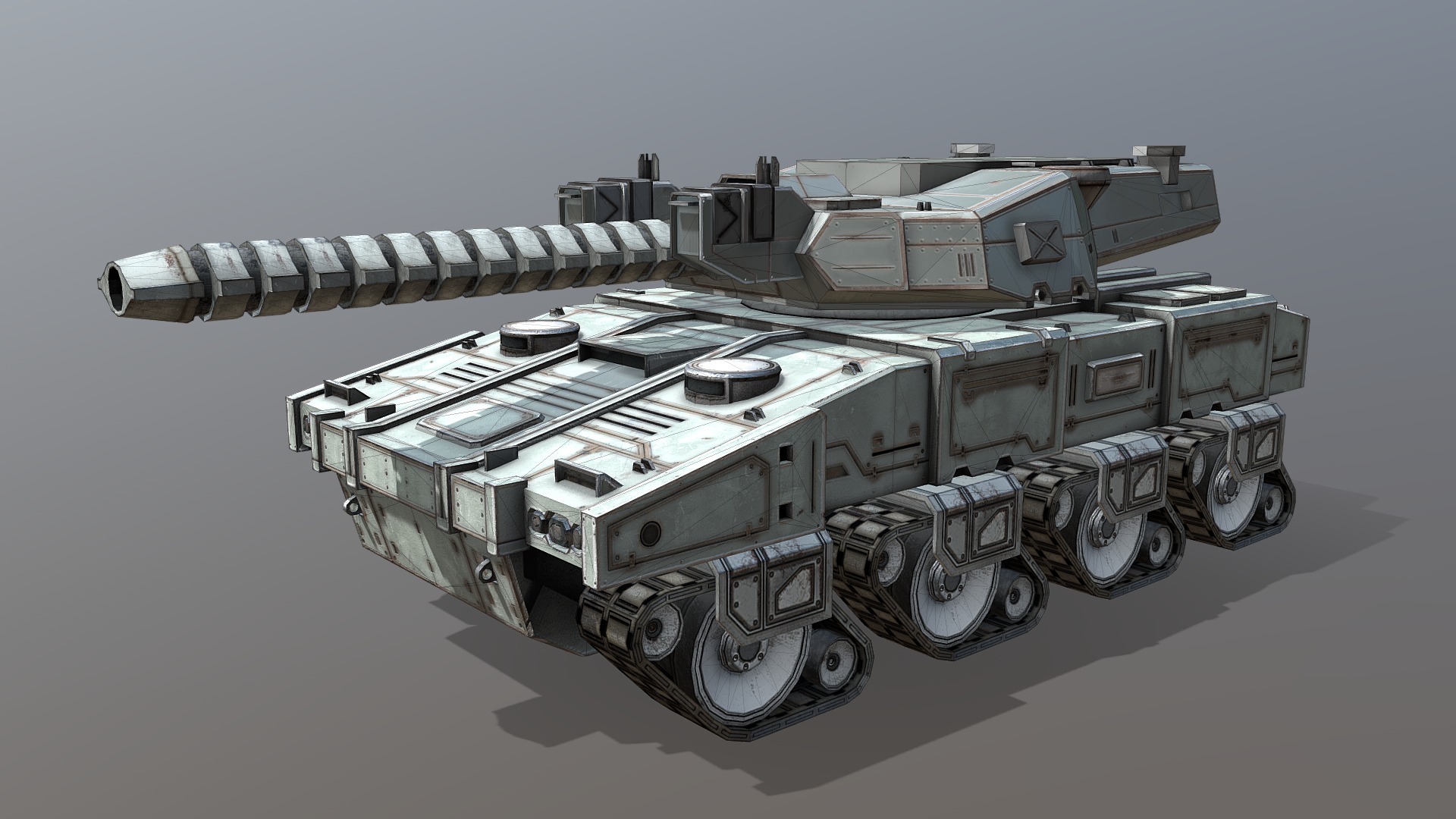 3D model C-1 Tank - This is a 3D model of the C-1 Tank. The 3D model is about a model of a tank.