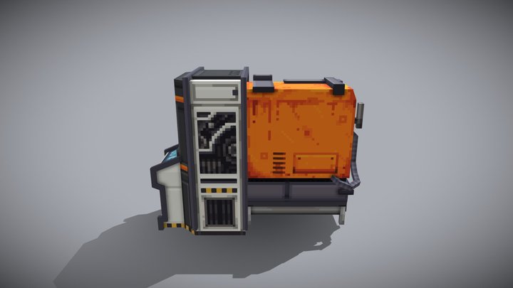 Cutting Machine 3D Model