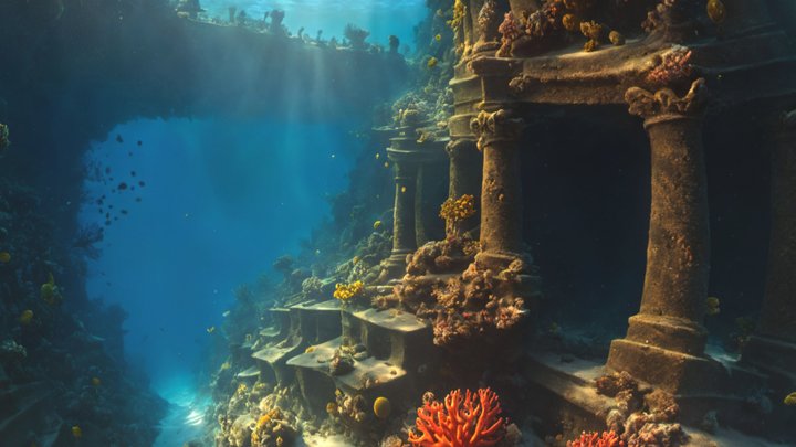 HDRI Coral Reefs Panorama C 3D Model